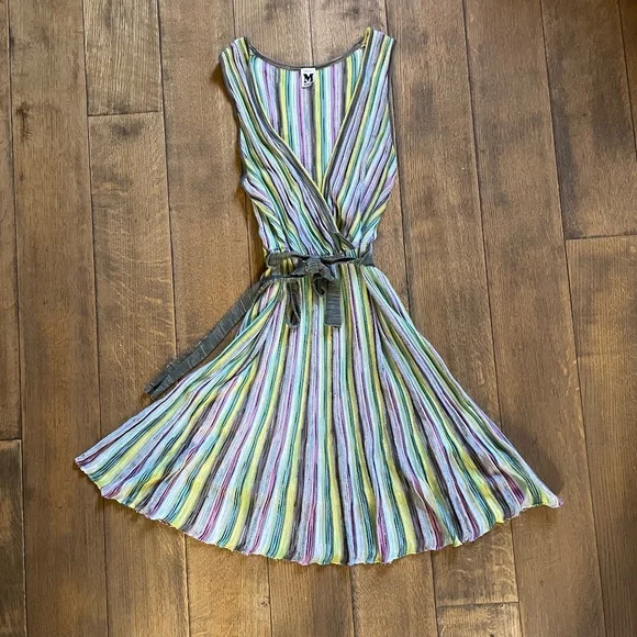 M by Missoni | Dresses | M Missoni Stripes Dress Euro 46 Us Knit 